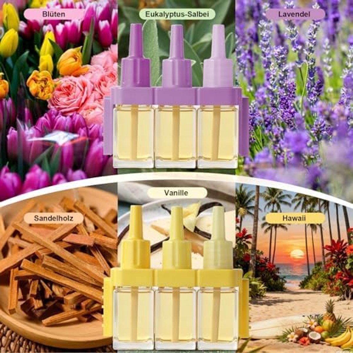 Navullingen voor diffuser, 8 x 20 ml, compatibel met Febreze