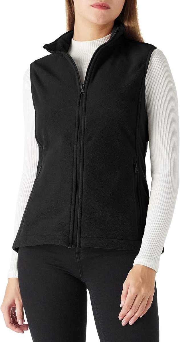 Ventures Fleece vest voor dames, outdoor, warm, mouwloos fleecevest
