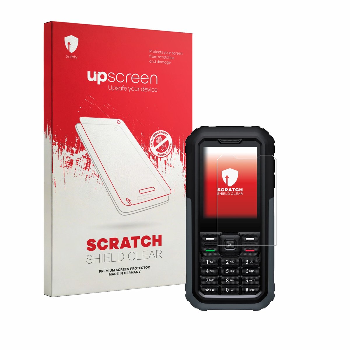 upscreen - Screenprotector voor TCL OneTouch 5044 - Folie Beschermfolie transparant