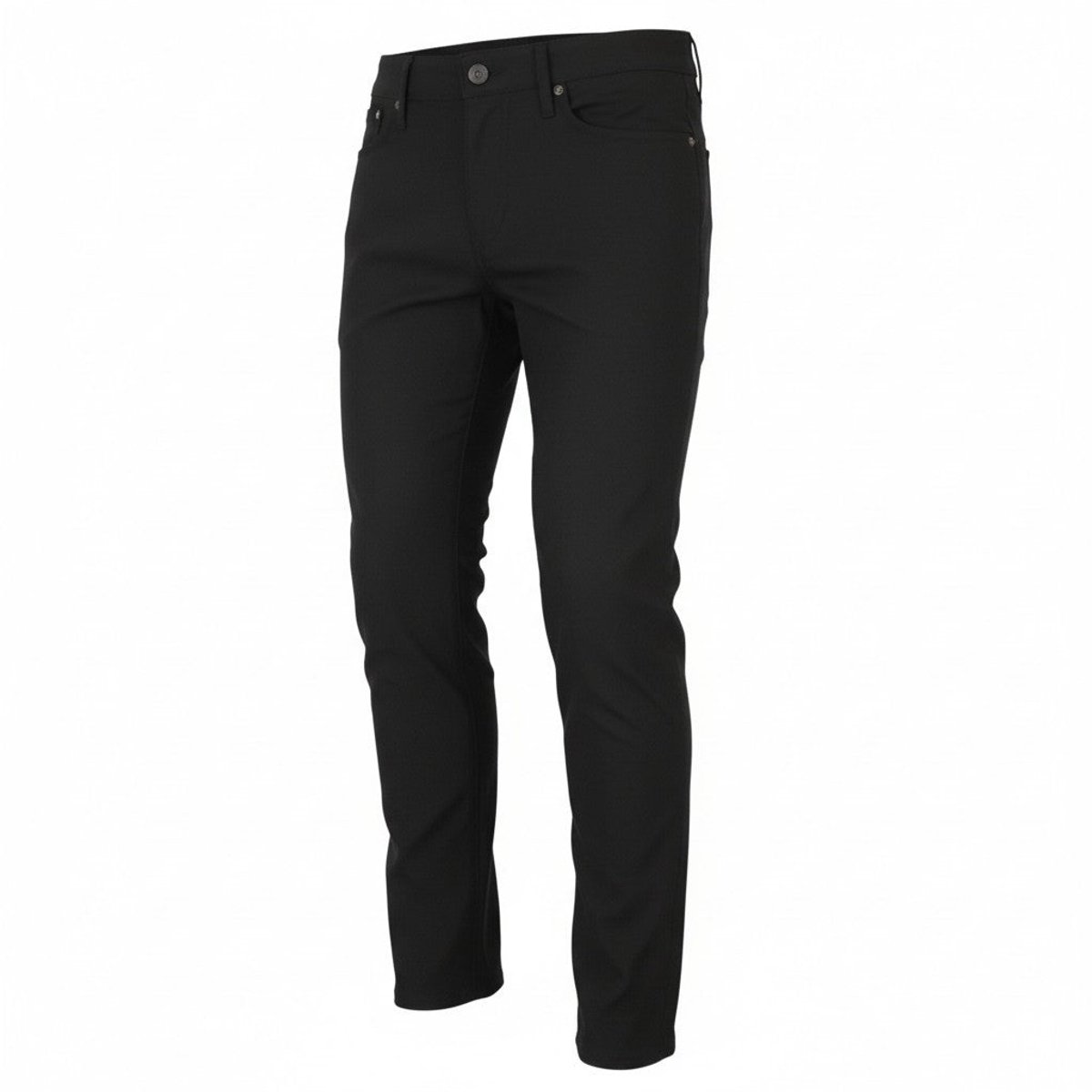 American Eagle Outfitters Active Flex Slim herenbroek, zwarte ritssluiting - 30