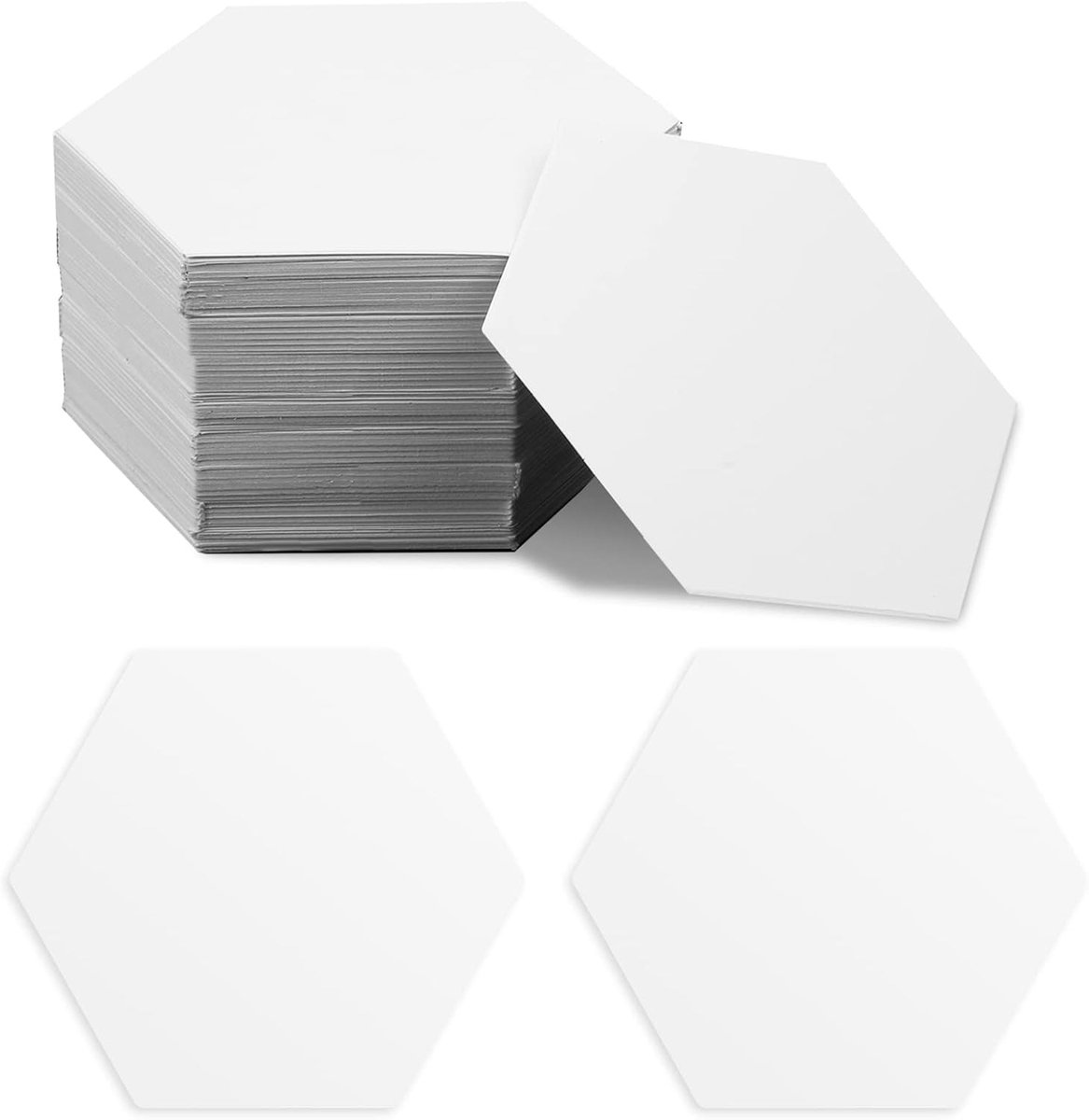 300 Stuks Hexagon Sjablonen voor Paper Piecing, Quilten en Creatieve Naaiprojecten - 4 cm Hexagonvormen voor Patchwork en DIY Crafting