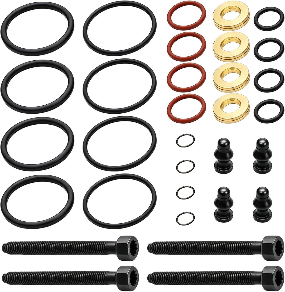 4 stuks pompmondstuk afdichtingsset 1.9 2.0 TDI 1417010997 voor VW
