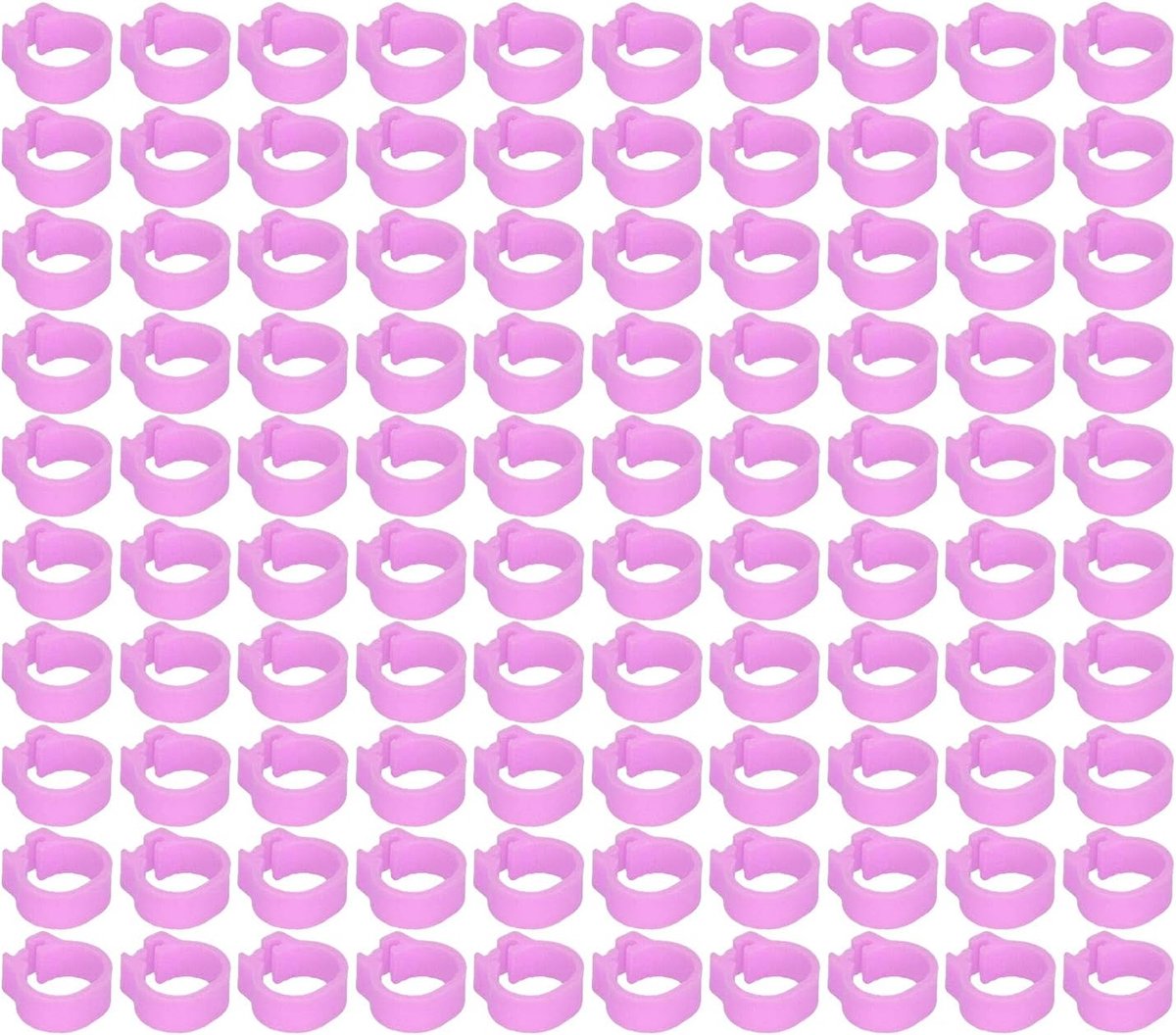 100 STKS 8 Mm Duiven Identificatie Beenringen Gevogelte Beenbanden Geen Woorden Duivenbenodigdheden Roze Om Deze Duiven Gemakkelijk Te Voet Te Krijgen, Uw demonteren. Dit Jij Ook (PINK)