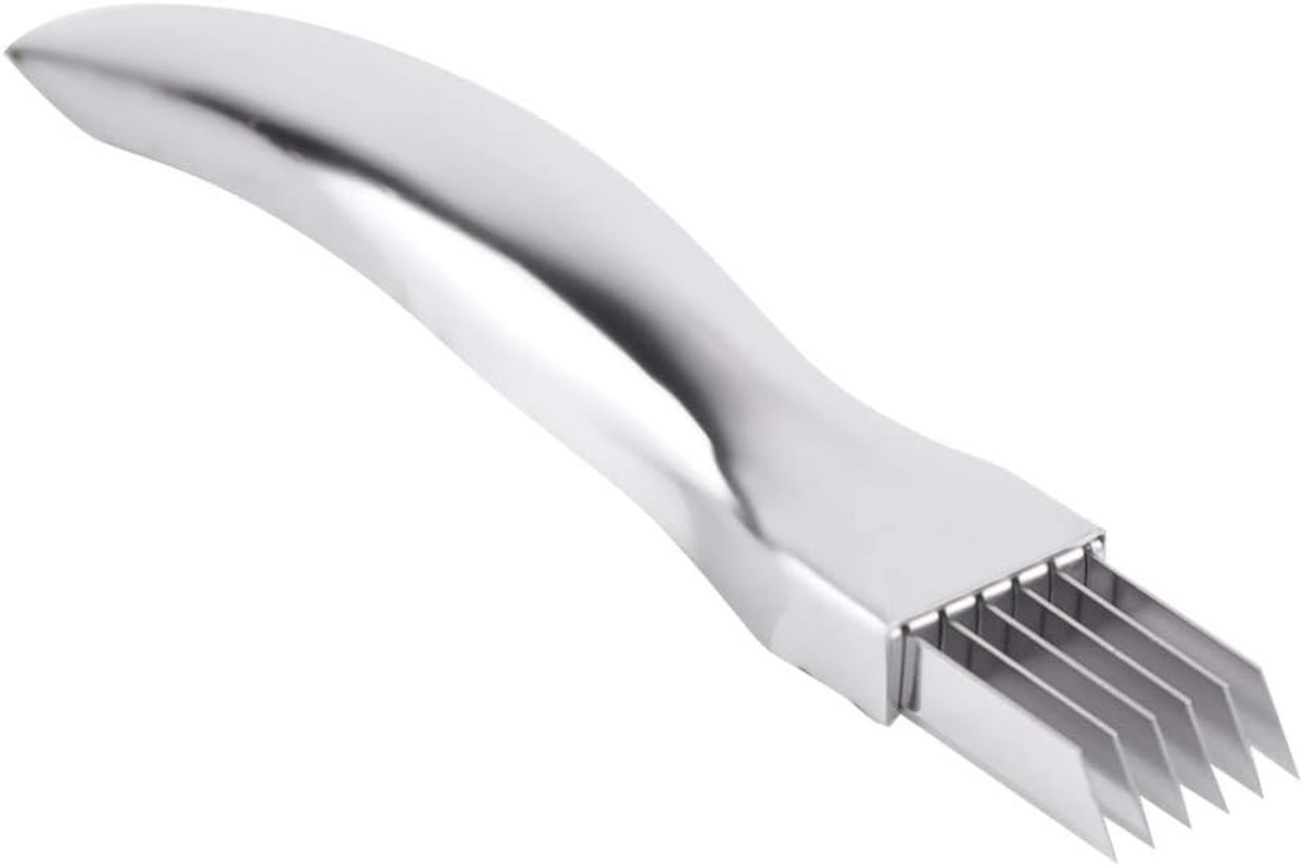 Uien Snijder Roestvrij Staal Uien Snijder Spring Onion Groente Sjalotten Slicer Chopper Keuken Gadget Voor Gemakkelijk Koken