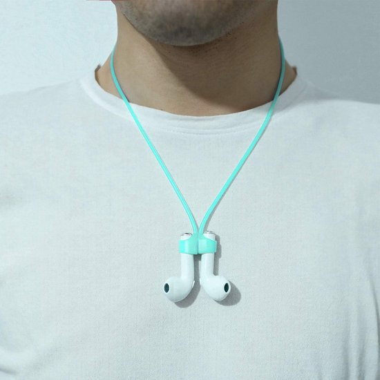 Compatibel voor Magnetische Anti-Lost Strap AirPods 1 2 Pro Accessoire - Kleurrijke Zachte Sport String Tether Lanyard, Siliconen Draad Kabel Connector, Silicagel Neck Touw Koord — afbeelding 4