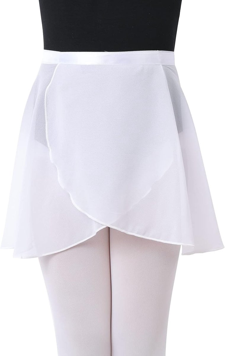 chiffon, dansrok, wikkelrok, verstelbare balletrok, ballet, dancewear voor meisjes en dames