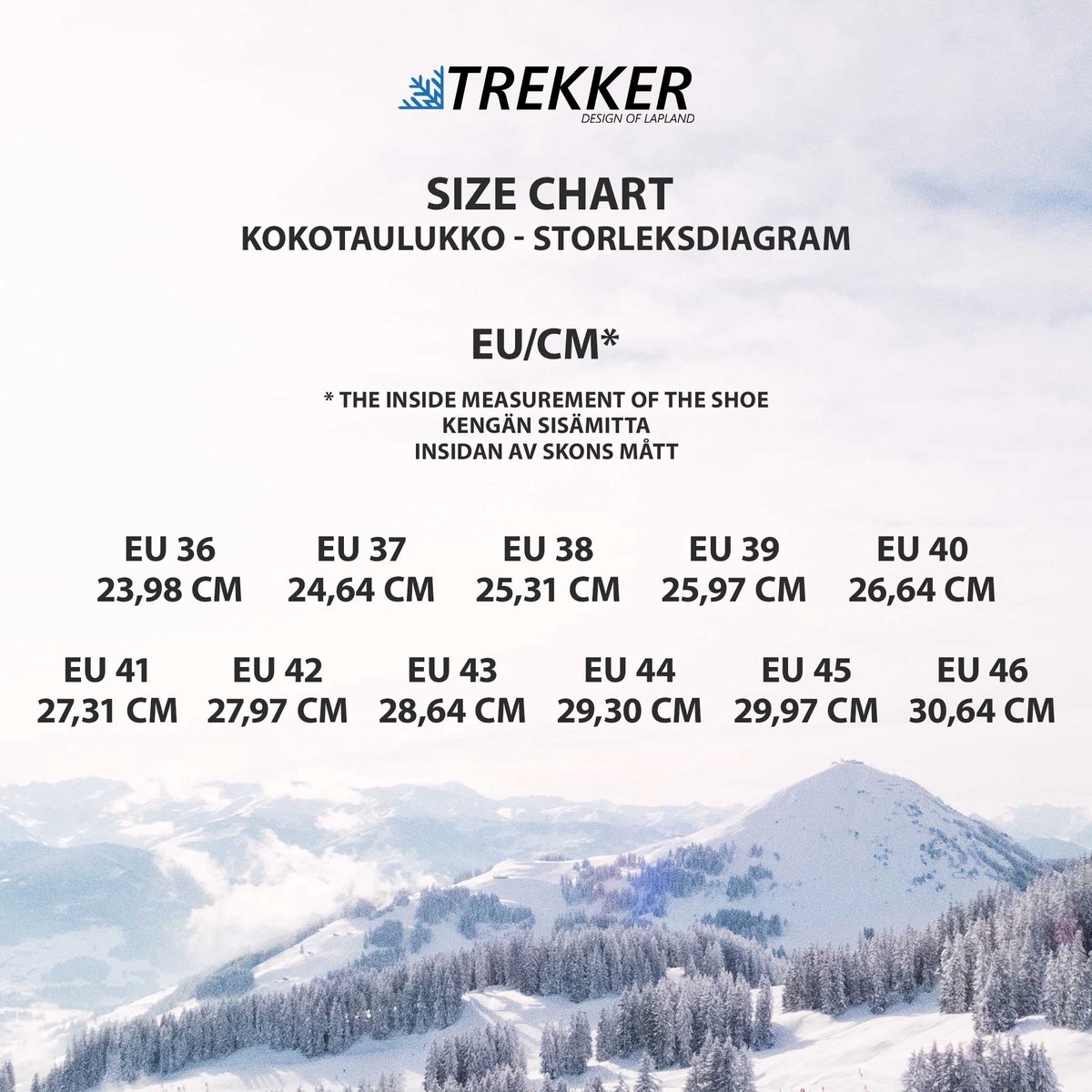 Trekker Winter schoenen met noppen Zwart