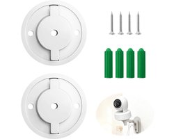 2 stuks wandmontagebasis voor intelligente camera, wandhouders voor Tapo-camera, compatibel met TP-Link Tapo C200/C210/C220/C225, IPC40A, IPC42, IPC40C, TPC42EW, voor binnen en buiten
