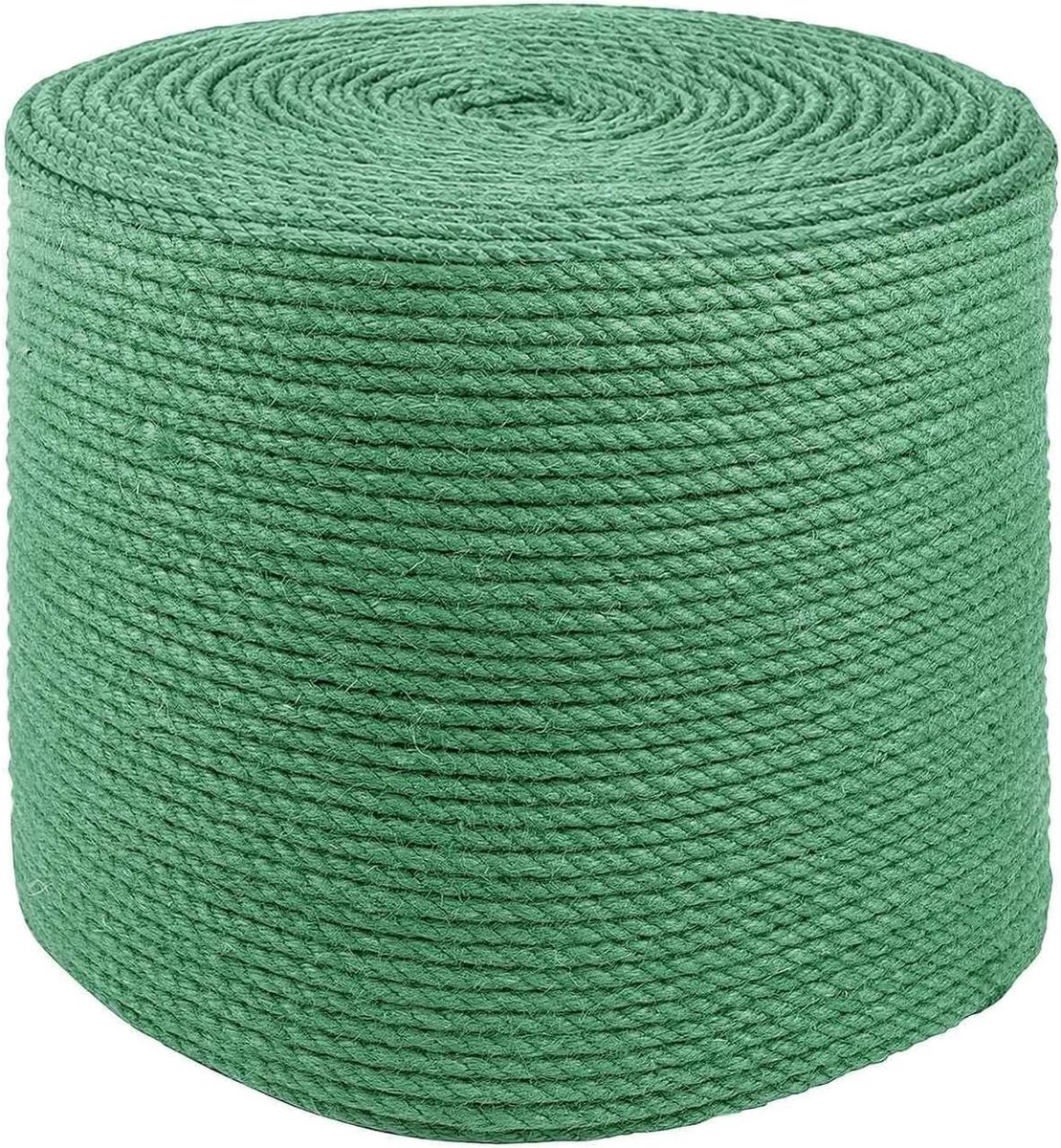 Touw 2 stuks groen 100% Tossa jute, jute touw natuur touw henneptouw koord voor tuin huishouden macramé wandbehang 42011744