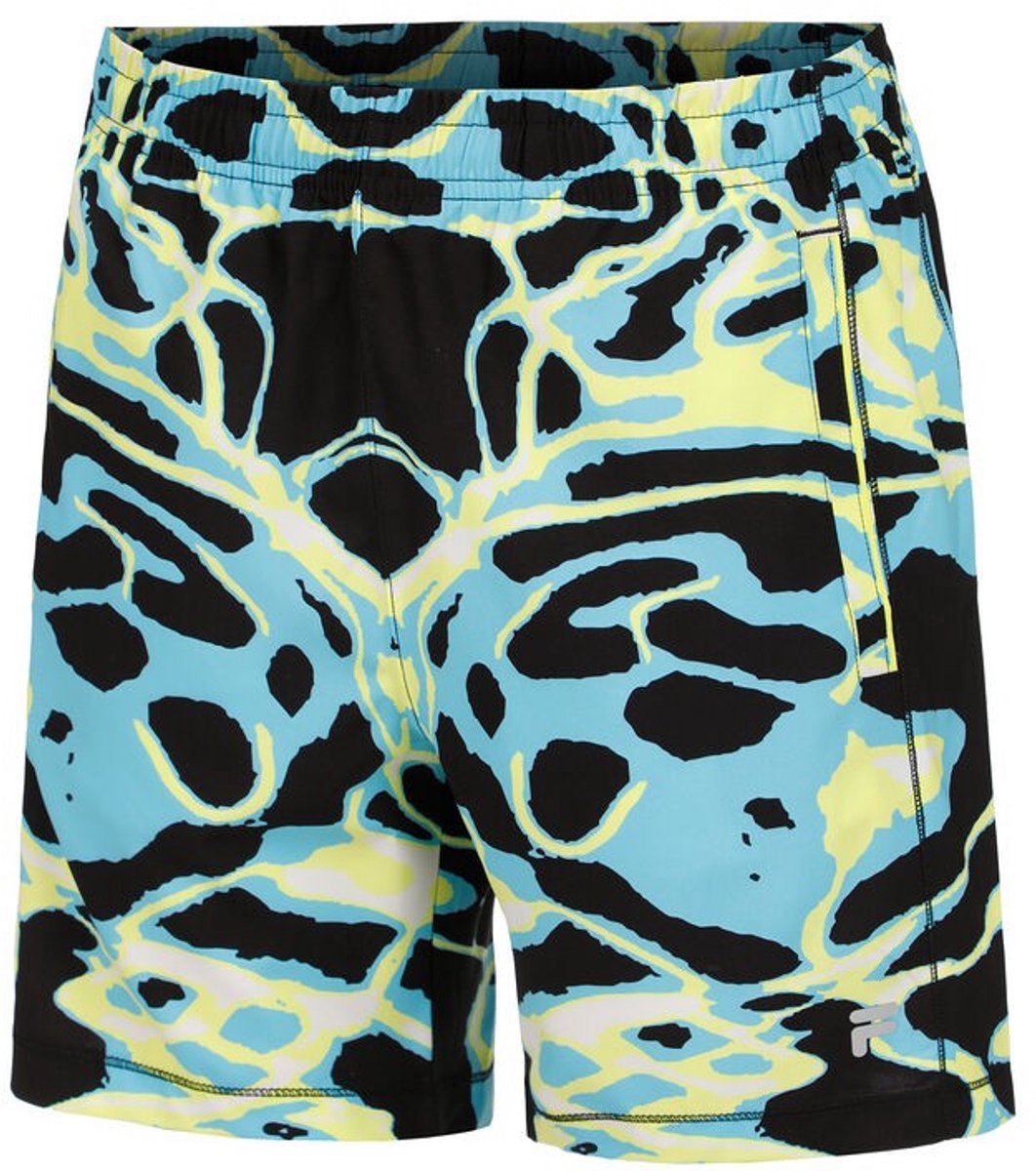 Fila Constantin Short /Evening Primrose AOP Zwart