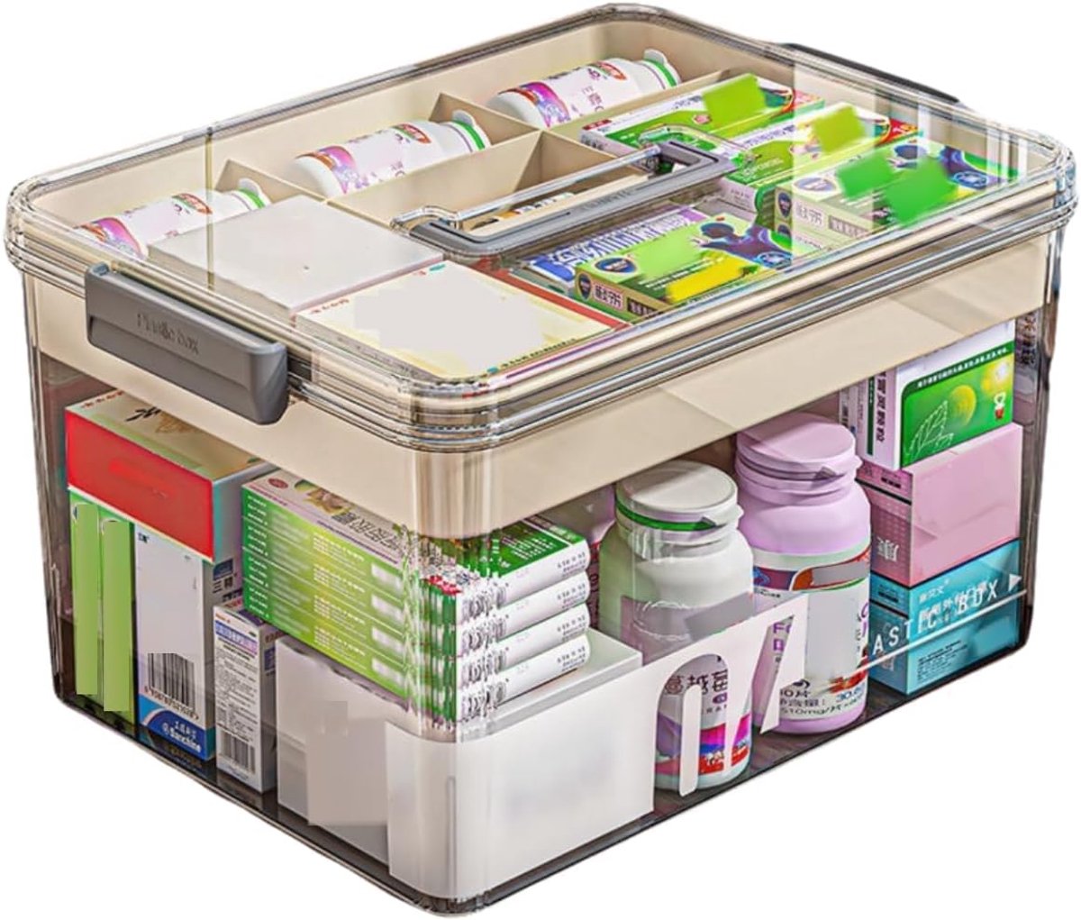 Medicijnopslag 2 lagen, medicijnbox