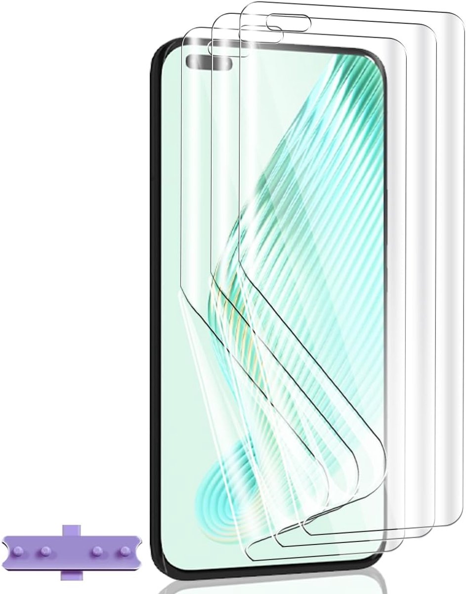 Beschermfolie voor Honor Magic 5 Pro, pantserfolie, 3 stuks, HD zachte TPU-folie, krasbestendig, volledige dekking, flexibele displaybeschermfolie voor Honor Magic 5 Pro
