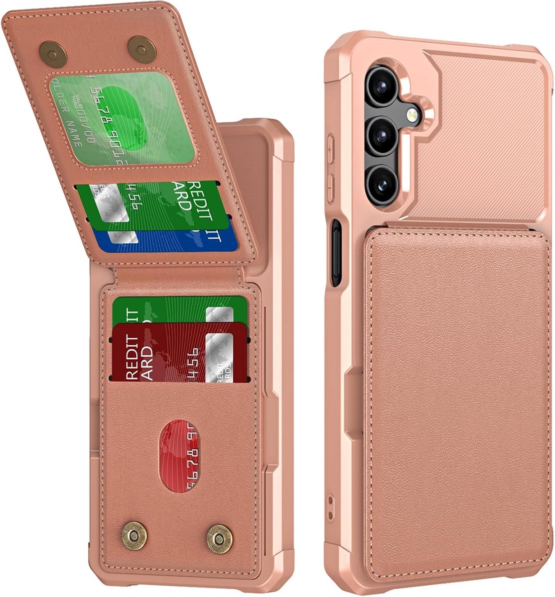 Portemonneehoesje voor Samsung Galaxy A36 / A56. Roze