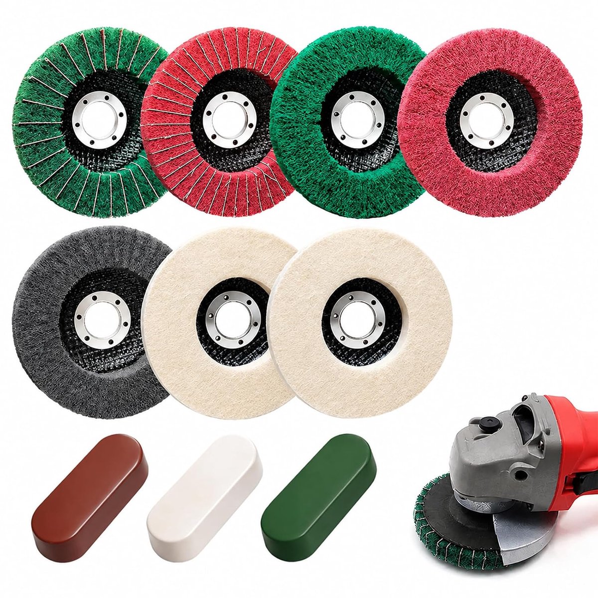 100 mm polijstschijf voor boormachine