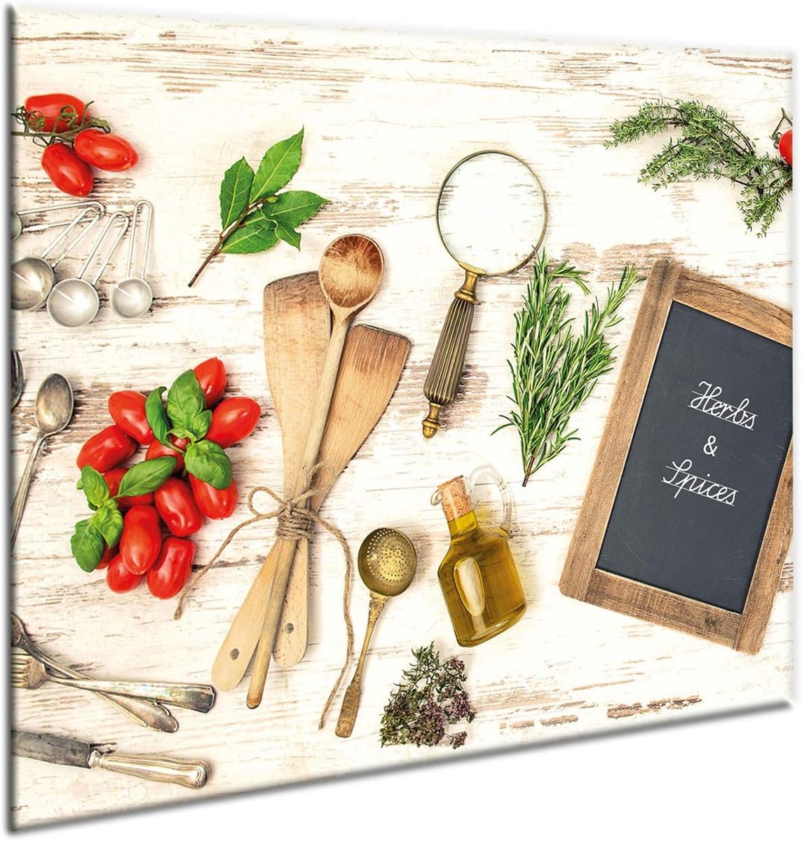 inductie kookplaat beschermkap 60 cm x 52 cm | Keuken muur Splashback | Grote snijplank | Universele gehard glas paneel | Werkblad Saver | Voedsel Voorbereiding | Sink Cover | door semUp