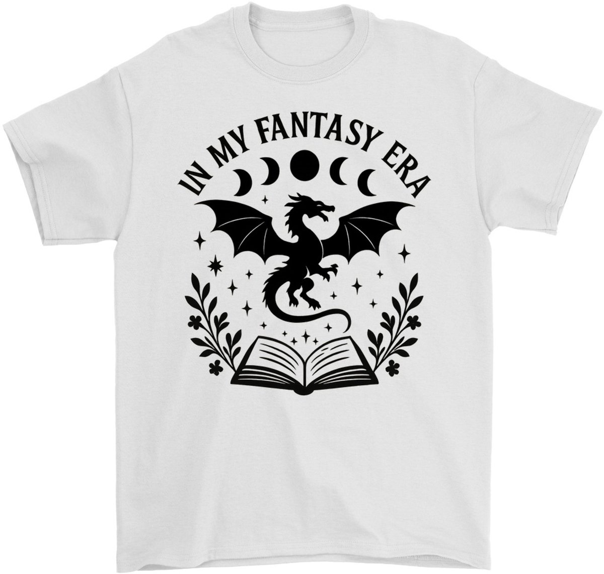Fantasy Shirt – In My Fantasy Era – Boekliefhebber Outfit – Unisex T-Shirt voor Dames & Heren – Leuk Cadeau voor Boekenliefhebbers