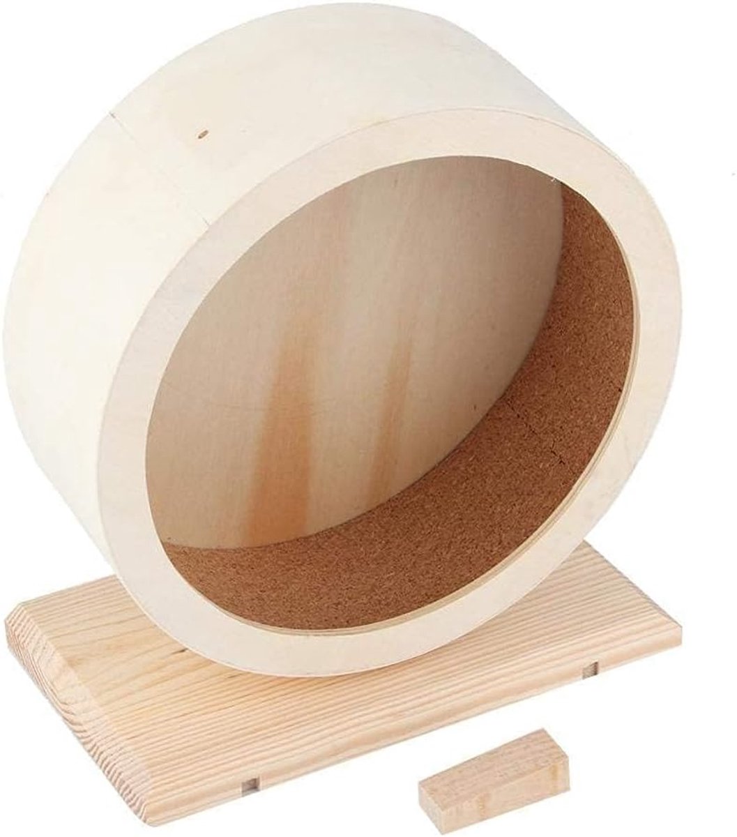 Houten loopfiets houten loopfiets speelgoed voor hamster cavia egel chinchilla (S)