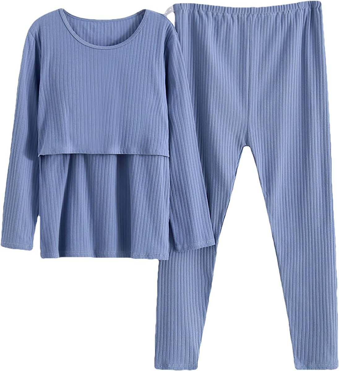 Moederschap Lange Mouw Verpleging Shirts Tops En Lange Casual Broek Borstvoeding Kleding Set