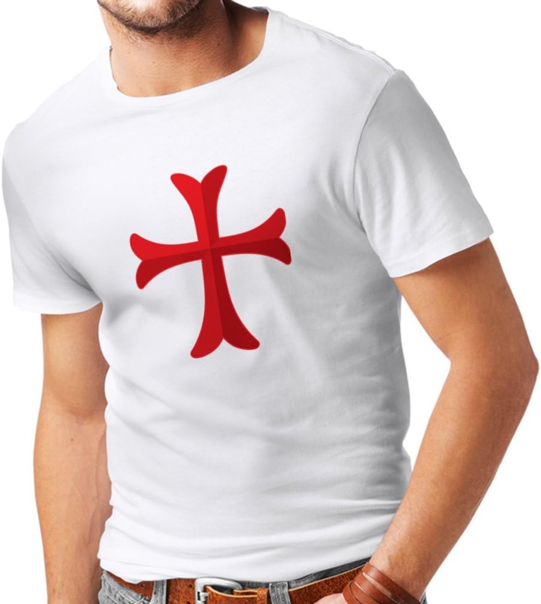 T-shirt De Tempeliers Rode Kruis Orde van de Tempel van Salomo