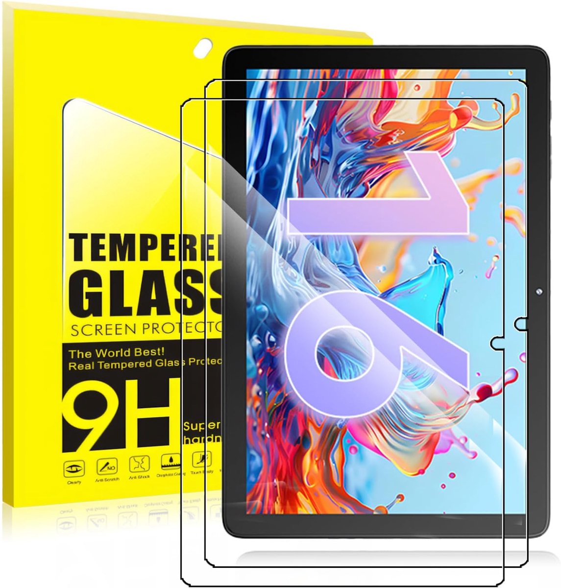 2 stuks displaybeschermfolie van gehard glas voor MENTUME X70 11 inch tablet, 9H hardheid, krasbestendig, vingerafdrukbestendig