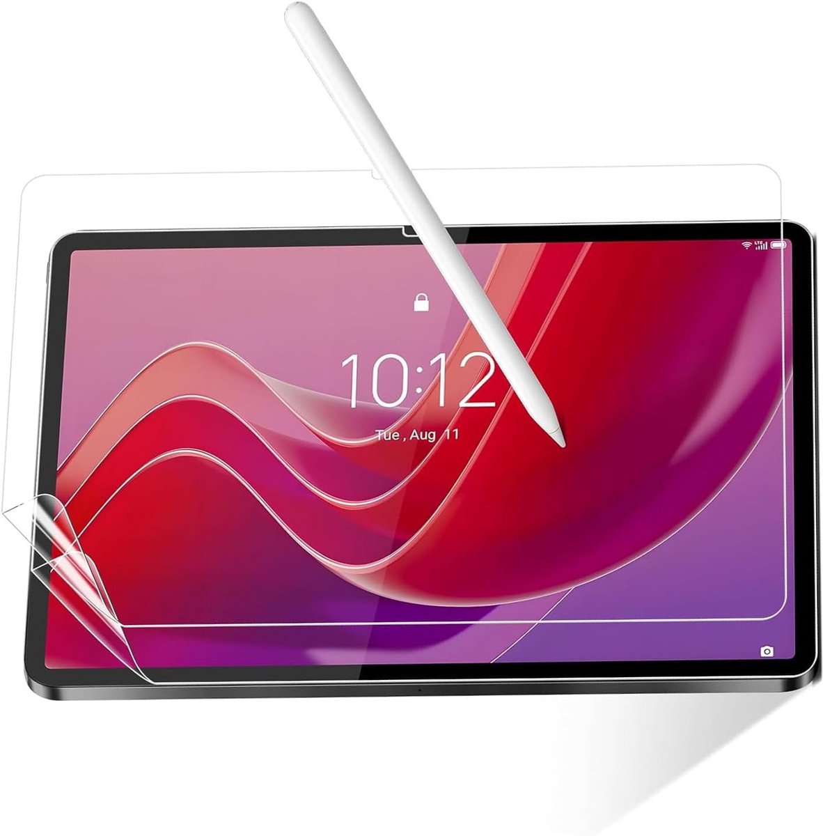 2 stuks papieren beschermfolie voor Lenovo Tab M11/Lenovo Idea Tab 11 inch, matte papierfolie, beschermfolie, displaybescherming, niet-verblindend feel-papier, folie, PET-schermbeschermer