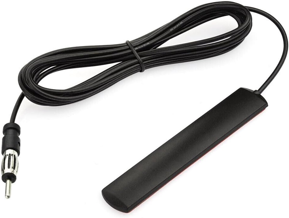 Auto stereo FM AM radio-antenne, auto zelfklevende mount, verborgen patch antenne voor auto, vrachtwagen, SUV, auto, stereo in dashhead unit CD media-ontvanger speler audio HD radio