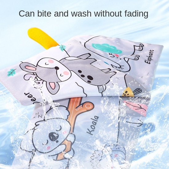 Stoffen boek - 3D-babyboek met voelbare textuur en hoog contrast, een zacht boek met vouwrand, geschikt voor baby's en peuters (Leeuw). — afbeelding 3
