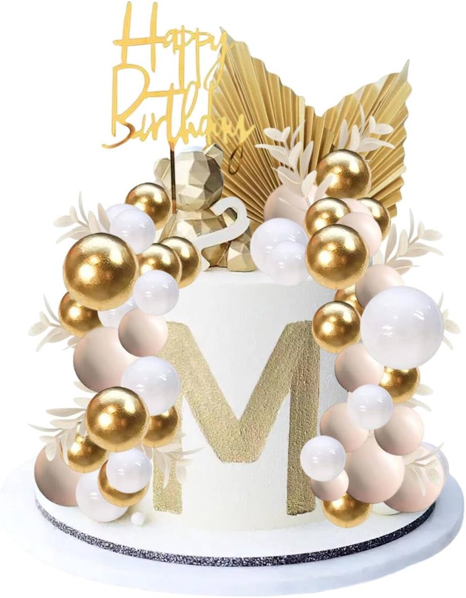 Ballen Cake, 50 stuks taartdecoratie, taarttoppers