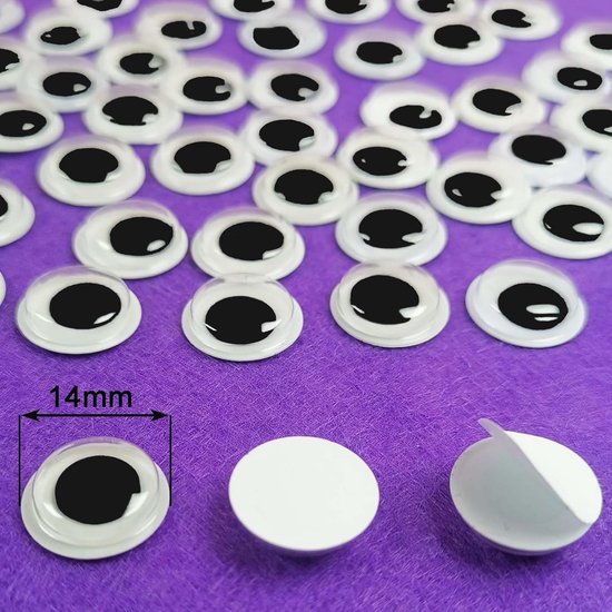 Ogen 14 mm voor doe-het-zelf scrapbooking, speelgoed, accessoires — afbeelding 2