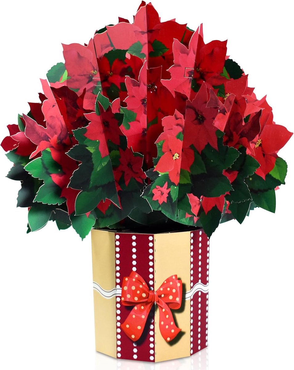 Pop-up kaarten, papieren bloemenboeket wenskaarten met lege notitiekaart en envelop, ideaal cadeau voor het vieren van liefde, verjaardag, jubileum, speciale momenten