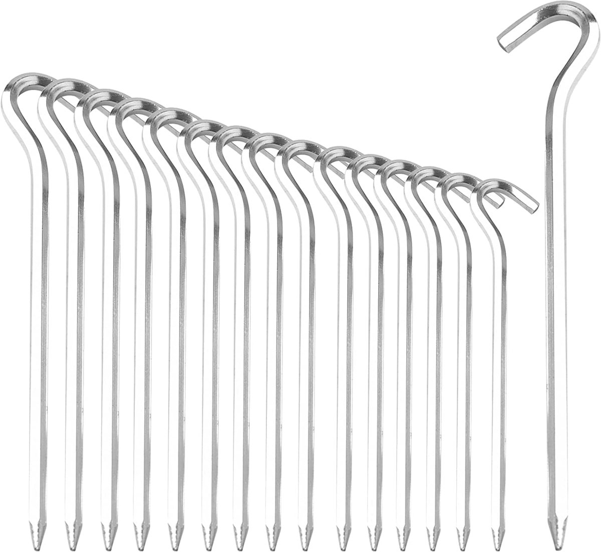 Tentharingen 16stuks zware 18cm campingtentharingen