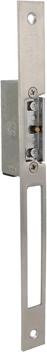 SnelShoppen - Elektrische Inbouw Deuropener 250x22mm, Silver, 1.1A, Inclusief 8-12V AC Spoel, Voor Poorten, Winkels en Kantoorgebouwen