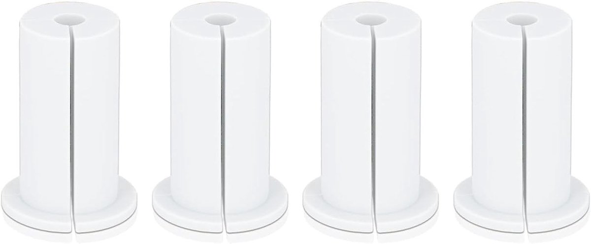 4 Stuks Rubber Kabeldoorvoer voor Wanddoorvoer - Ideaal voor Thuis en Buiten, 1 Inch Diameter, Kabelbeheer en Bescherming