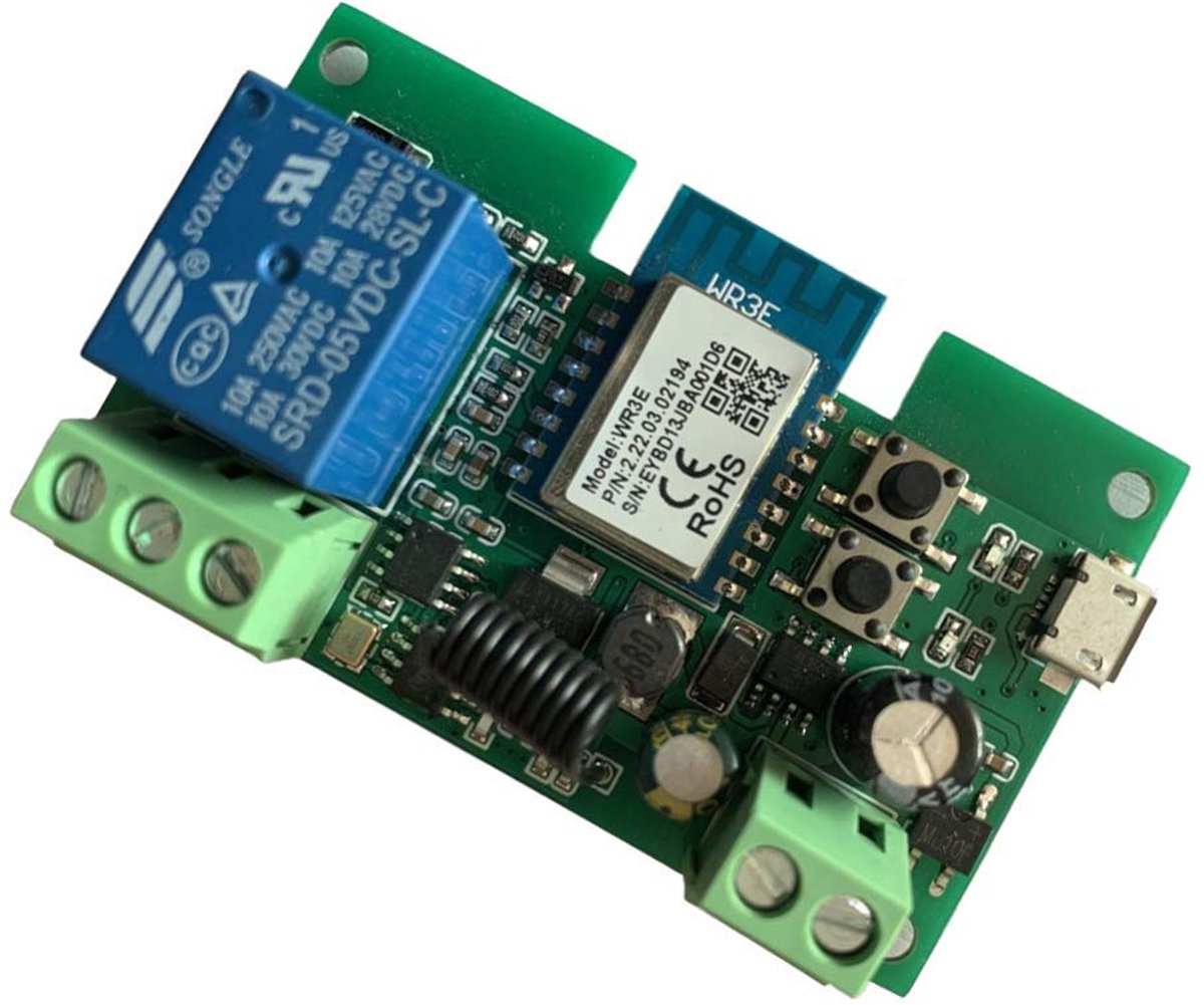 WiFi Schakelrelais - 1-kanaals 12V - Smart Life App - Automatisering van uw garage deur verlichting - ShopVlot