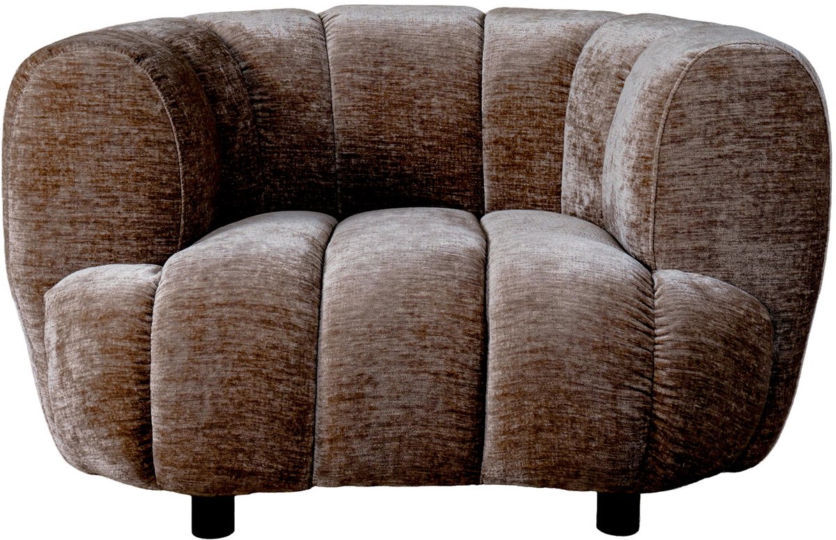 Fauteuil Logan Lichtbruin