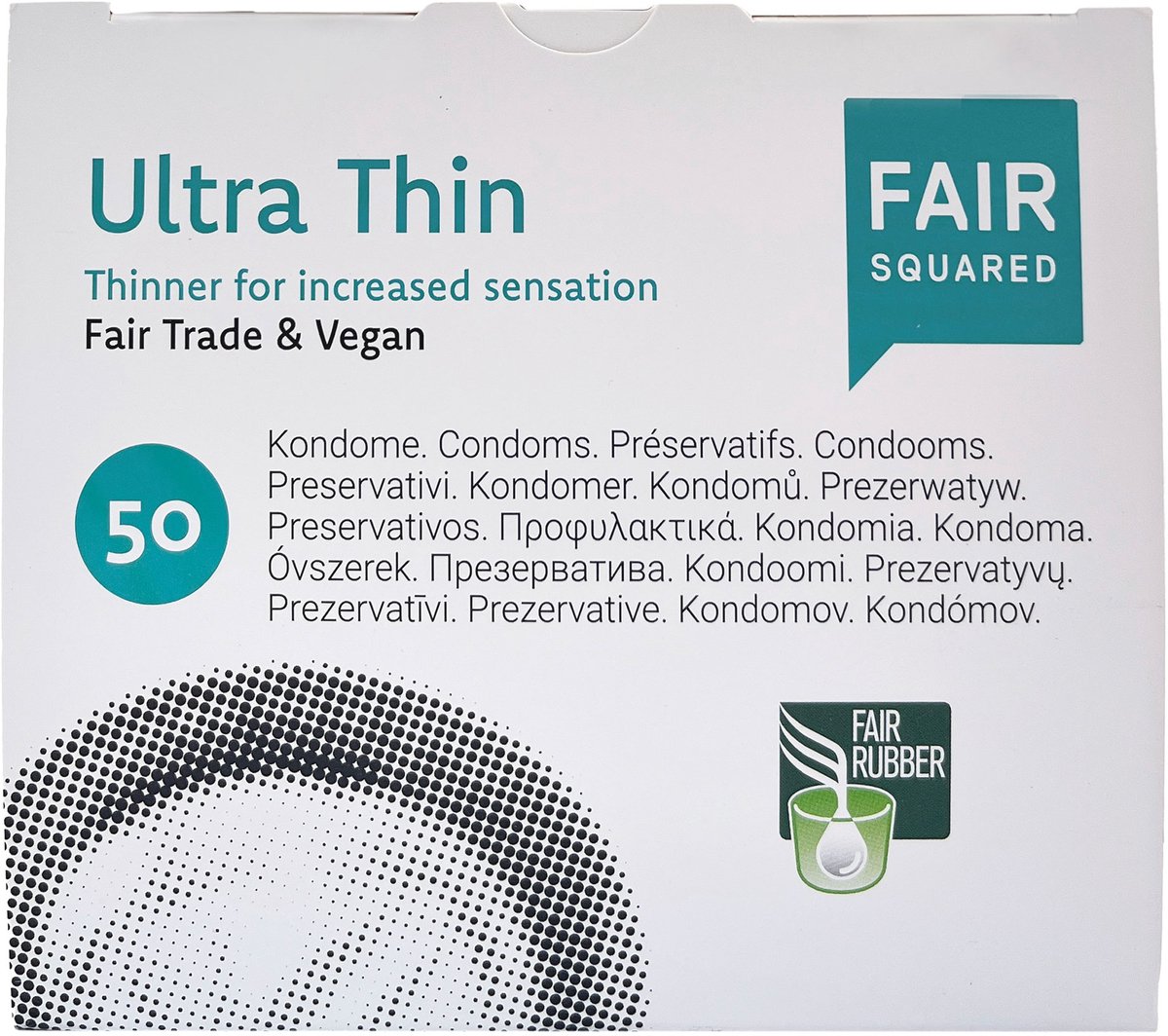 Fair Squared Ultrathin eco fair trade condooms 50 stuks