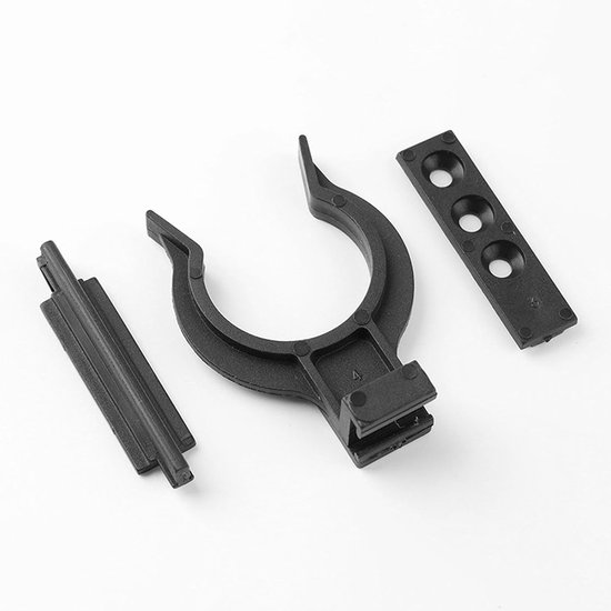 10 stuks keukenplint bevestiging, keuken plintbekleding, plintclips, plinthouder keuken, plintpaneelhouder, keukenplint clips, plintbevestiging met 30 schroeven, zwart — afbeelding 4