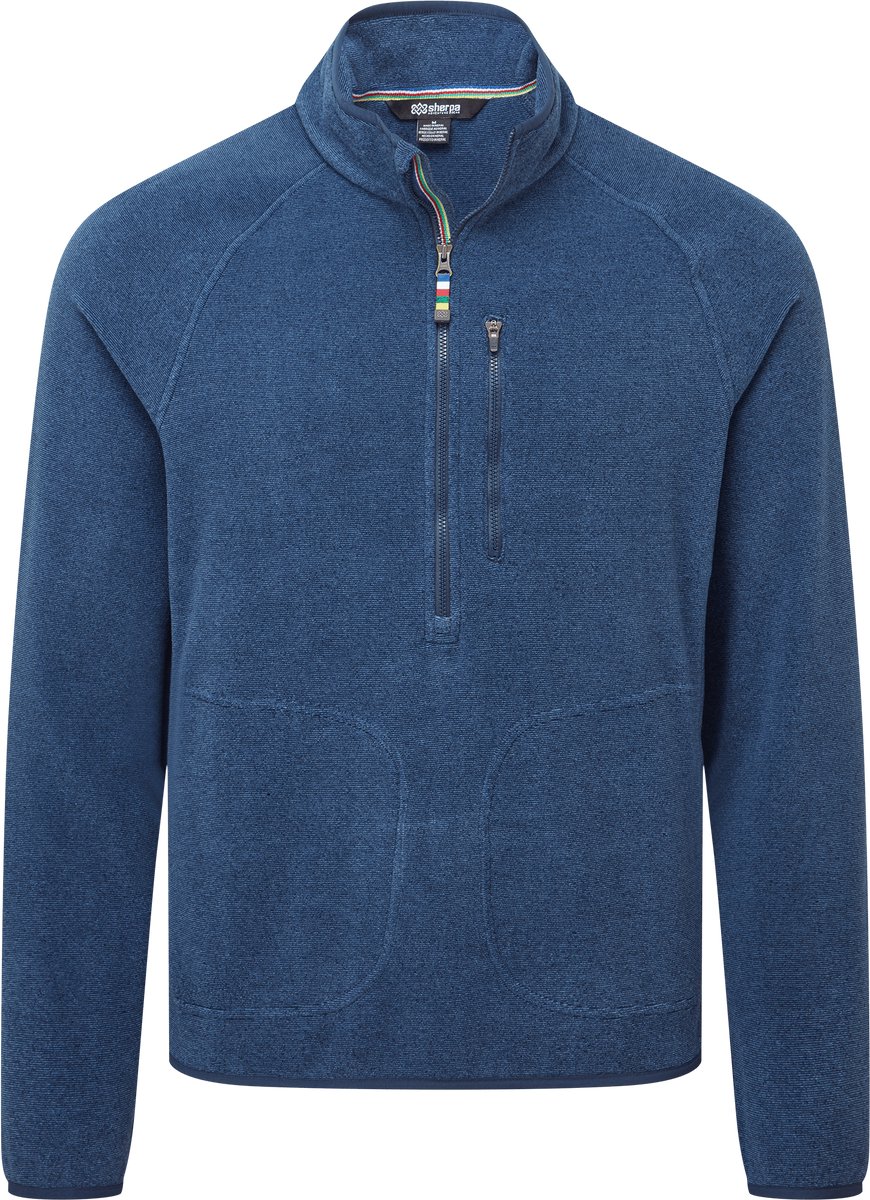 Sherpa Adventure Gear Rolpa Halve Rits Fleece Rathee Blauw