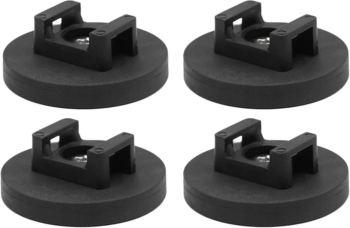 SnelShoppen - 4 stuks magnetische kabelbinders, kabelhouders, sterke magnetische kabelclips, 8,5 kg trekkracht, ideaal voor auto, kantoor en thuis, 43