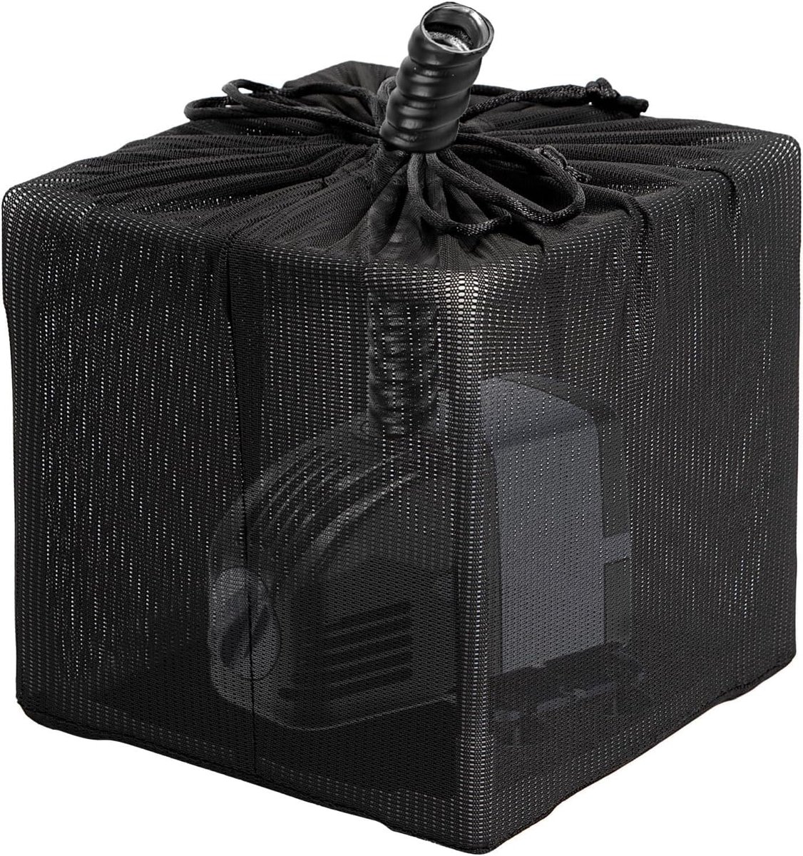 SnelShoppen - Pond Filter Box Filter Bag Mesh Filter Bags voor Aquarium en Tuinvijver - 10 Inch Zwart/Wit - Effectieve Pomp Barrière en Vuilbeschermin