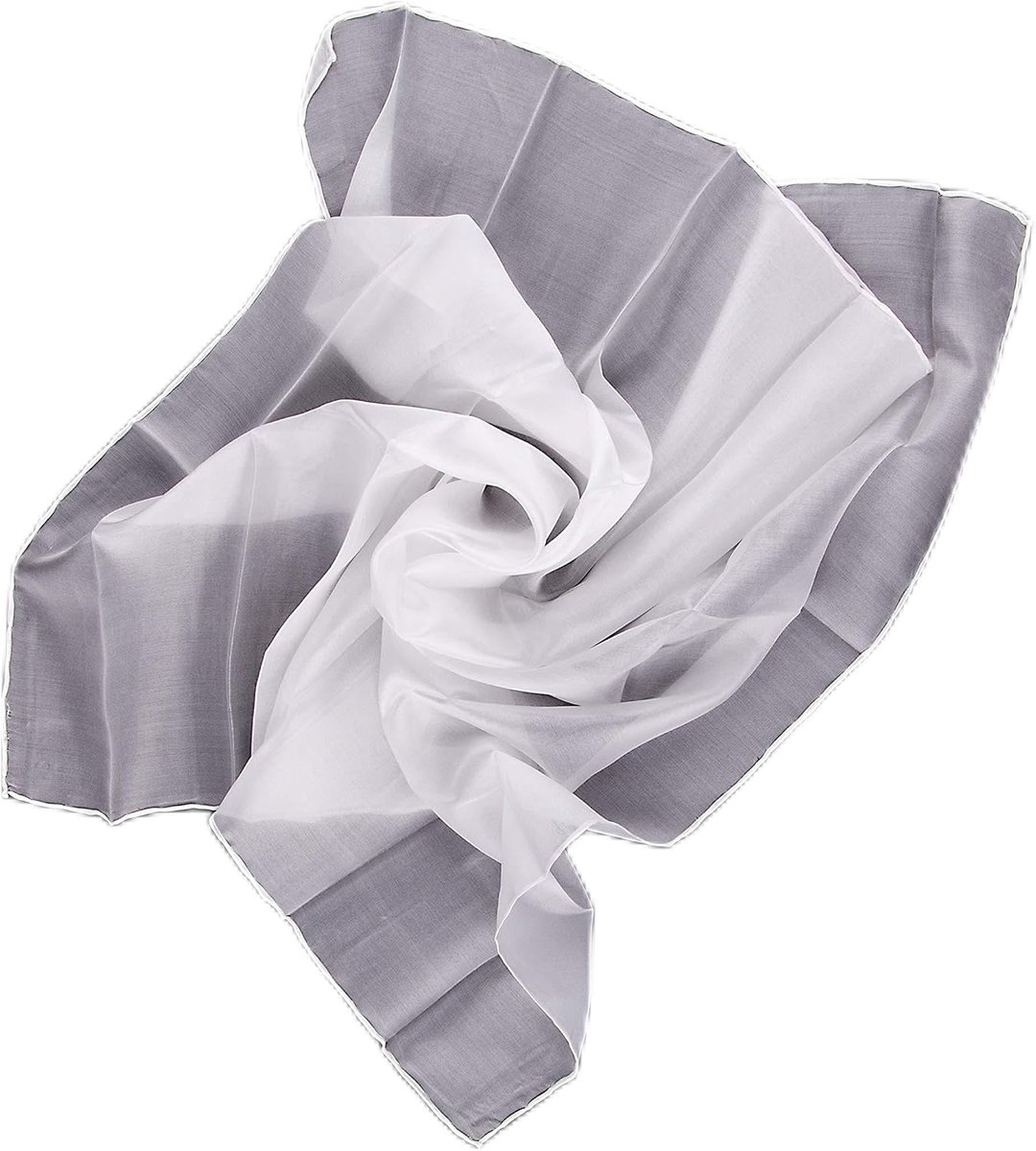 Zijden doek natuurlijk wit wit zijde 55x55cm, natuurlijk wit, 55 x 55 cm