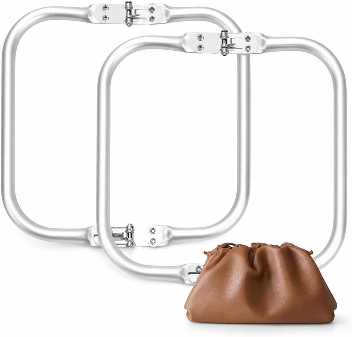 2 stuks haaknaaldsluiting, 20 × 9 × 2 cm, aluminium