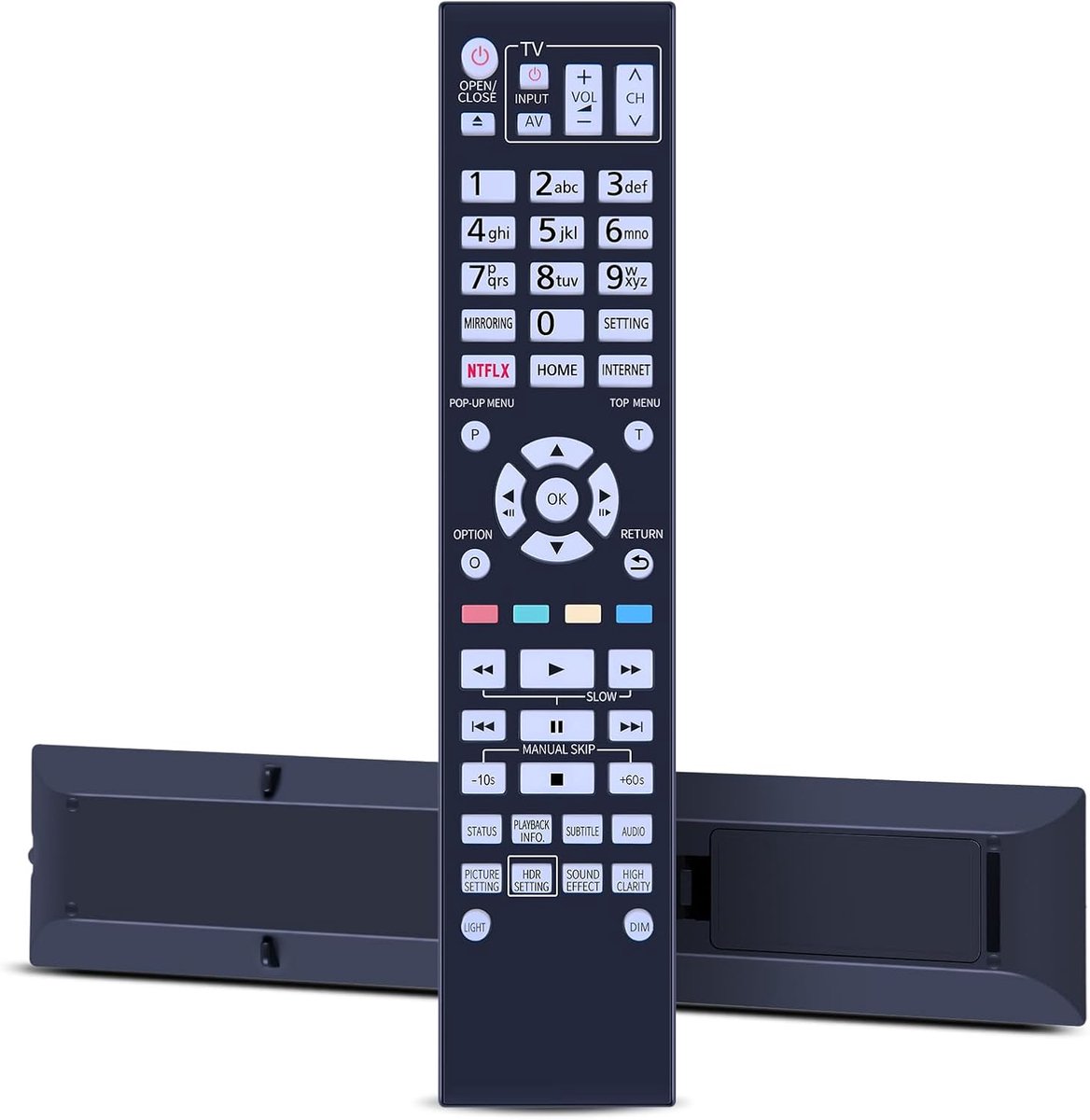 Afstandsbediening voor Panasonic Blu-Ray-Disc-speler DPUB9000E DPUB9000 DP-UB9000 DPUB9000EBK DP-UB9000EBK DPUB9000EGK DP-UB9000EGK DPUB9000GNK DP-UB9004 DP-UB900