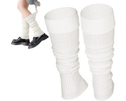 MOLIMOLI Leg Warmers Women White, Leg Warmers for Women, Soft Leg Warmers (1 Pair, 40cm), Ballet, Winter, Boots & Style - ShopVlot