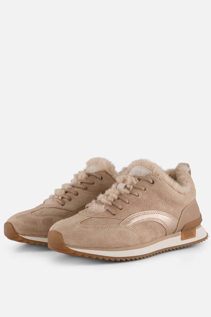 Gabor Sneakers Warm beige Leer - Maat 6