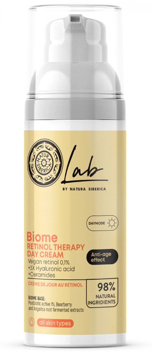 Natura Siberica Lab Biome Dagcrème met Retinol 50 ml