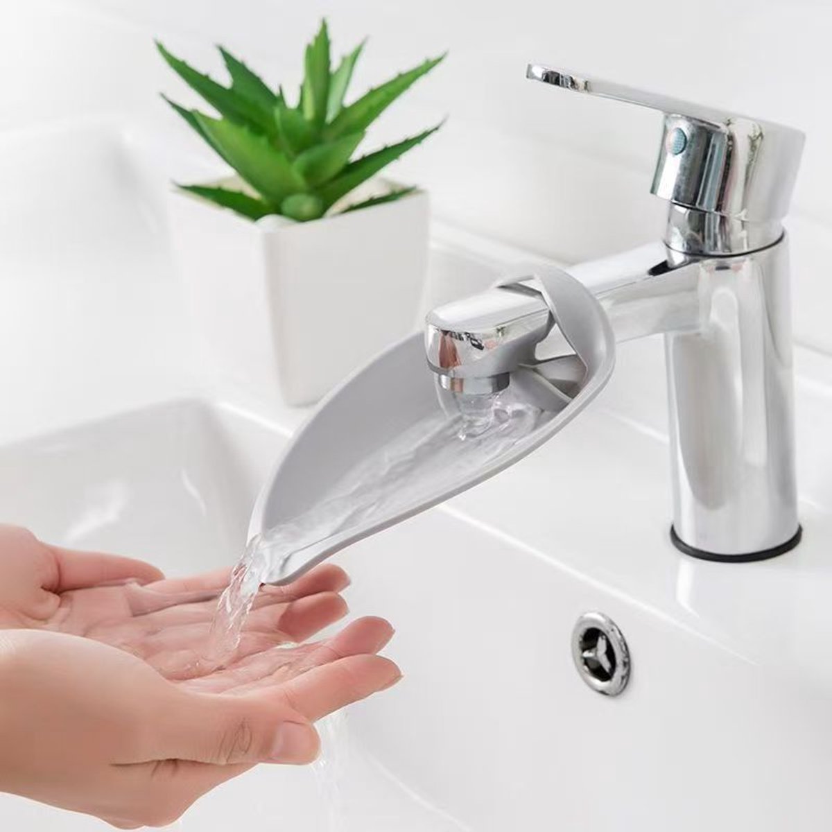 3 stuks kraan watergeleider voor kinderen, universele kraanverlenger, handwas accessoire voor wastafel