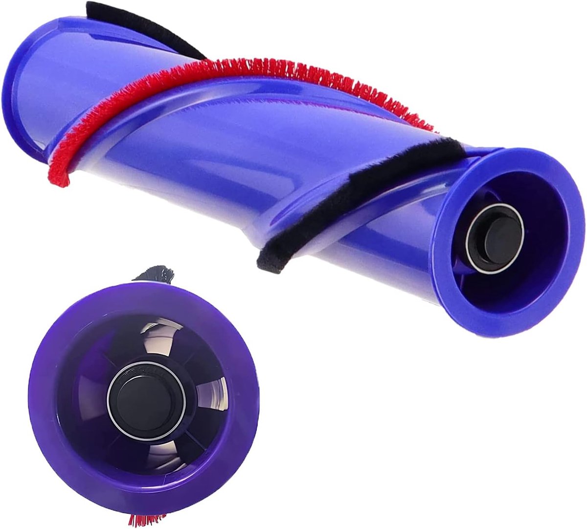 Borstelrol voor Dyson V8 stofzuiger, borstelrol scrollstrip 967485-01 voor Dyson V8 draadloze stofzuiger, reserveonderdelen (4-polige aandrijving, 50 mm)