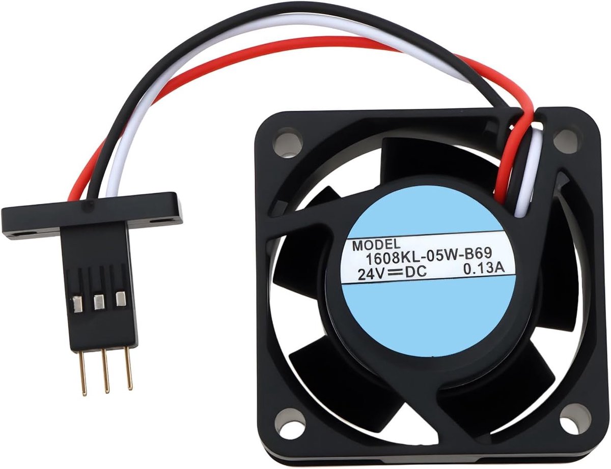 Ventilator DC24V 0.13A 1608KL-05W-B69 Geschikt voor Warmteafvoer Netwerk Communicatie Apparatuur