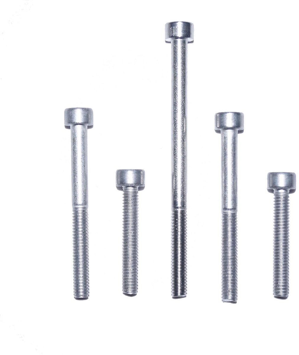 Cilinderschroeven met binnenzeskant M6X45 6 stuks DIN 912 A2 roestvrij staal